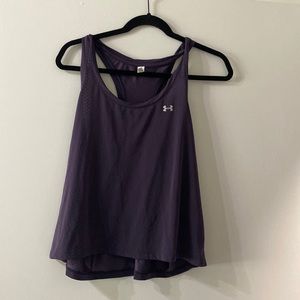 Dark purple underarmour tank!